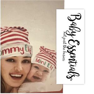 Baby Essentials Mommy Elf And Baby Santa Hats